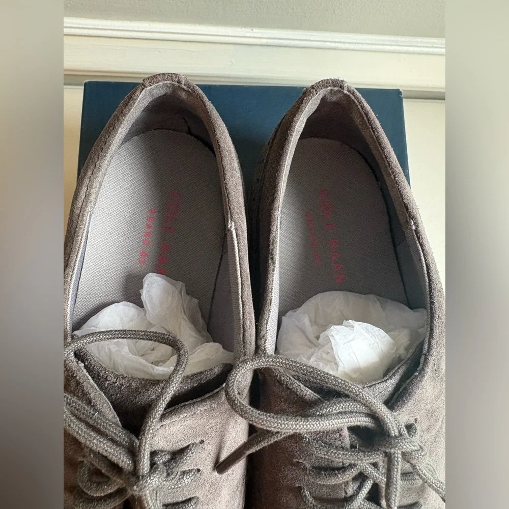 Cole Haan Original Grand Wingtip Oxford | Men’s Size 10.5 | Grey Suede|